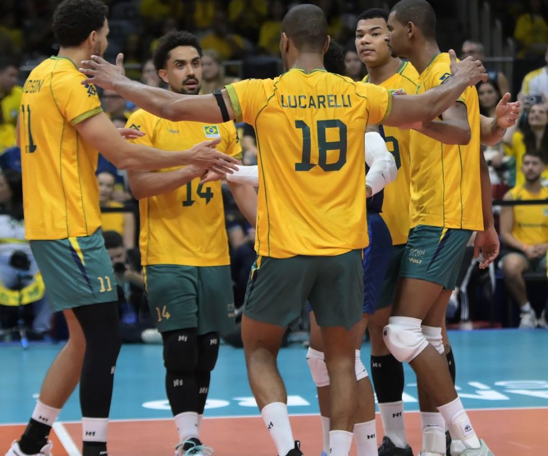 Brasil vence Venezuela e está no mundial de vôlei masculino