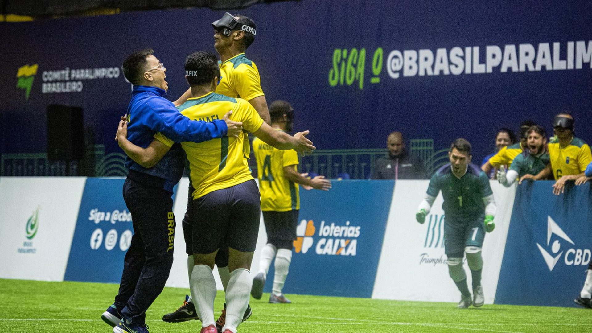 Futebol de cegos: Brasil vai à final da Copa América contra Colômbia